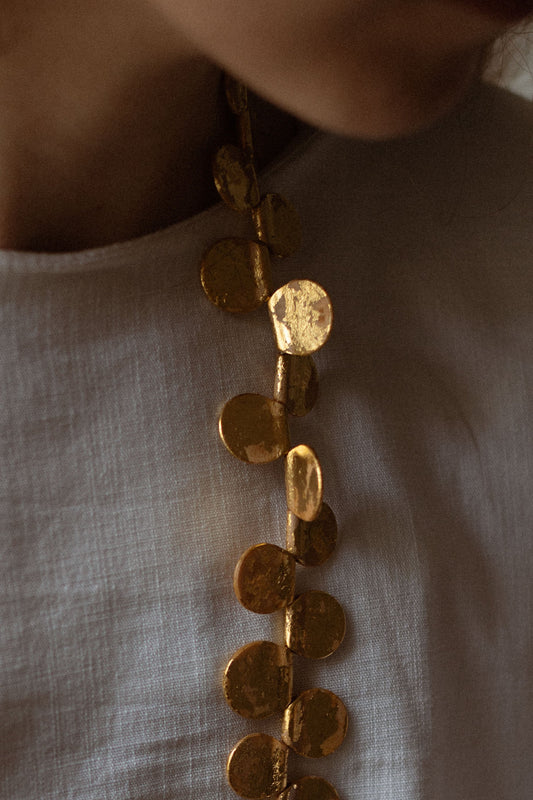 Kodama Necklace in Maple Wood by Makiko Oda
