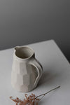 Grogged Porcelain Faceted Jug IV by Nicola Tassie