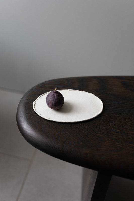 Porcelain Oval Plate, by Nosan Claystudio