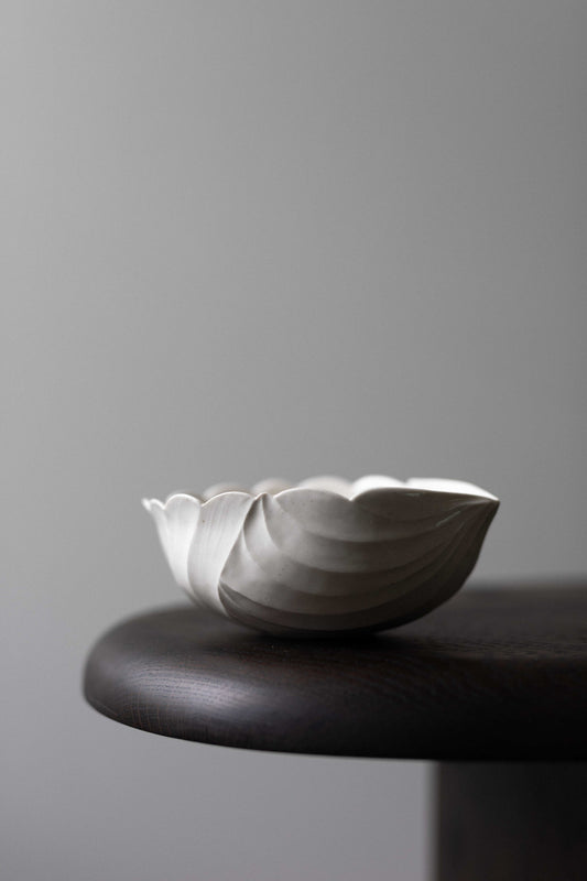 Porcelain Ground Cherry Shape Bowl (Wider), by Nosan Claystudio
