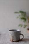 Shino Faceted Mugs by Tim Lake