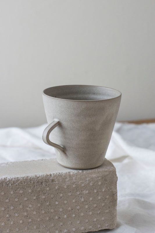 Flared Cup in Feather Grey, by Borja Moronta