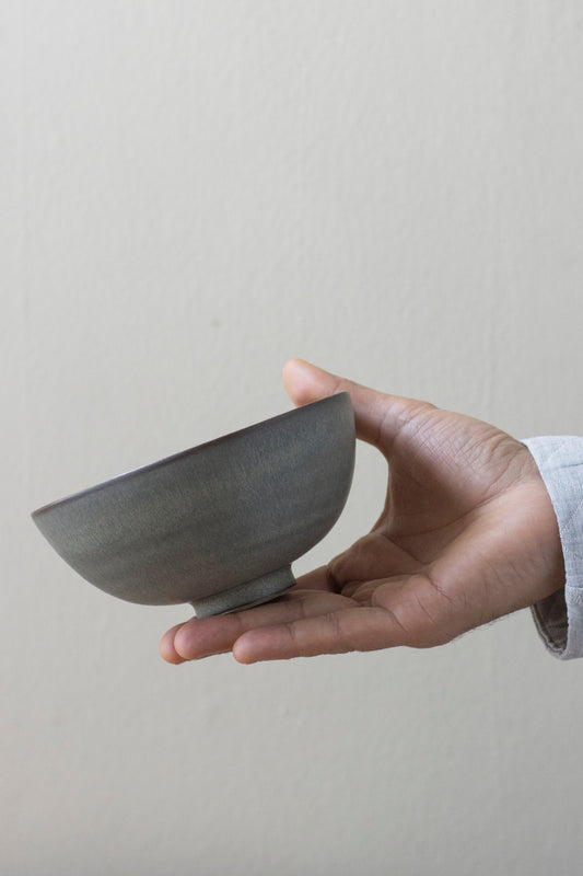 Footed Bowl in Moss Green, by Borja Moronta