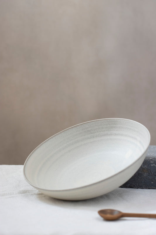 Pasta Bowl in Cloud White, by Borja Moronta