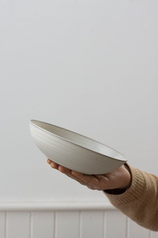 Pasta Bowl in Cloud White, by Borja Moronta