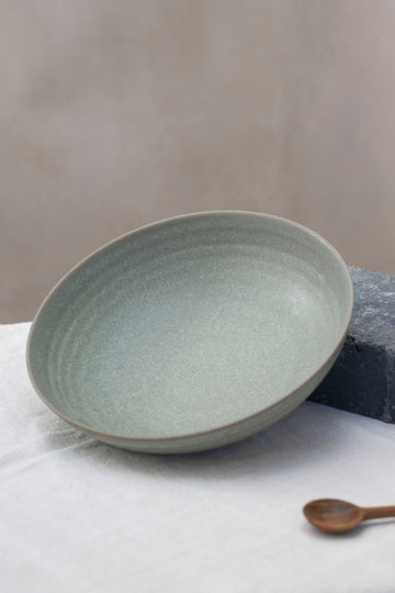 Pasta Bowl in Mist Blue, by Borja Moronta