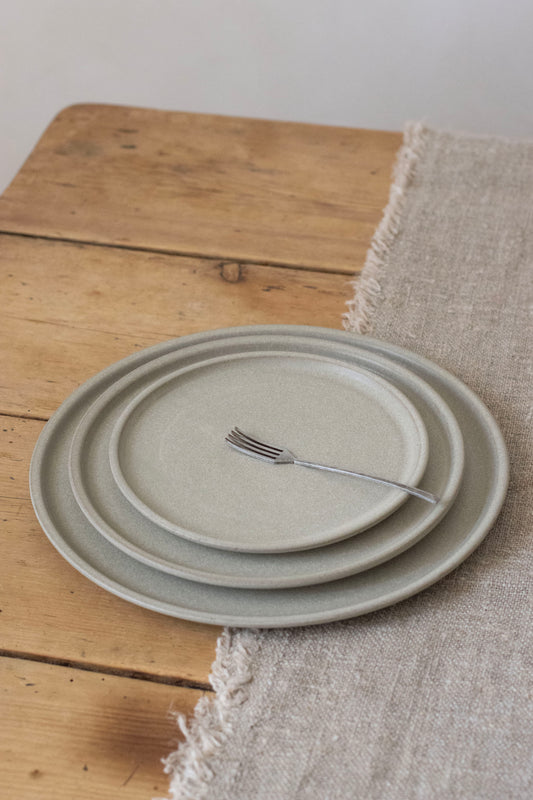 Side Plate in Pearl Grey by Borja Moronta