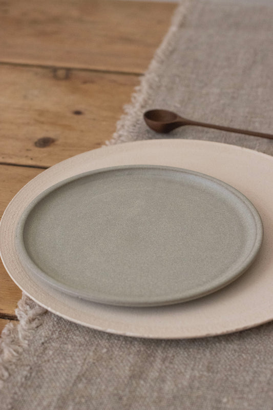 Side Plate in Pearl Grey by Borja Moronta