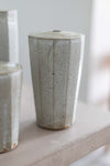 Large Faceted Stem Vase by Tim Lake
